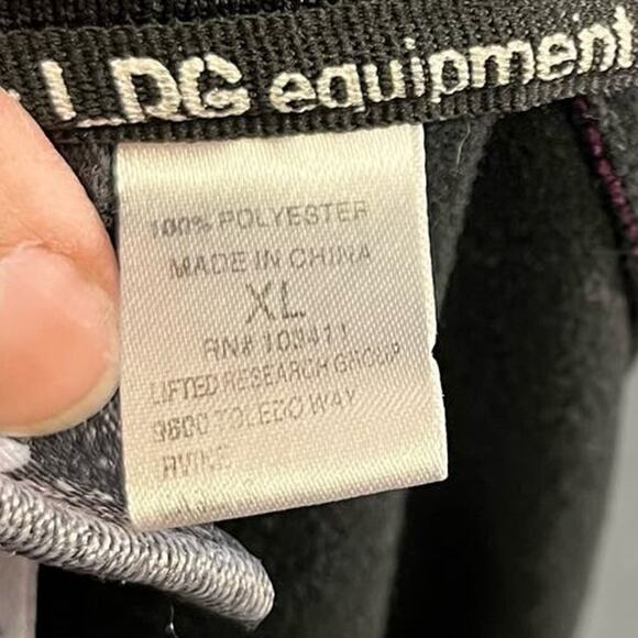 LRG Lifted Research Group Full Zip Jacket Streetwear 90's Track Mock Neck NN-06 - Picture 6 of 16